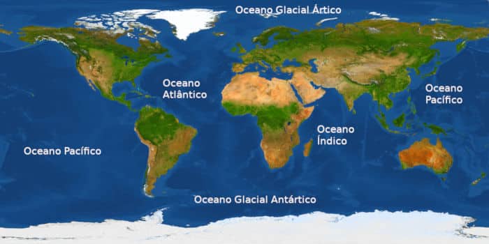  ¿Cuántos océanos hay en el planeta Tierra y cuáles son?