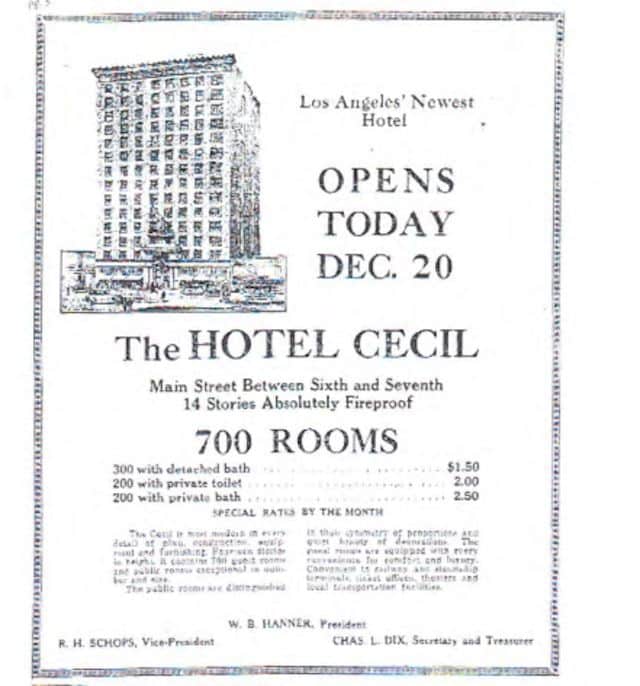  Hotel Cecil - Sede de eventos disruptivos en el centro de Los Ángeles
